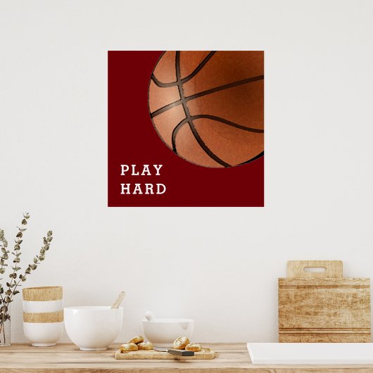 Basketball Motivation Poster (Keuken)