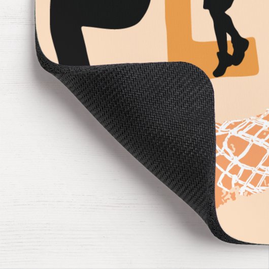 Basketball Mousepad Muismat (Hoek)