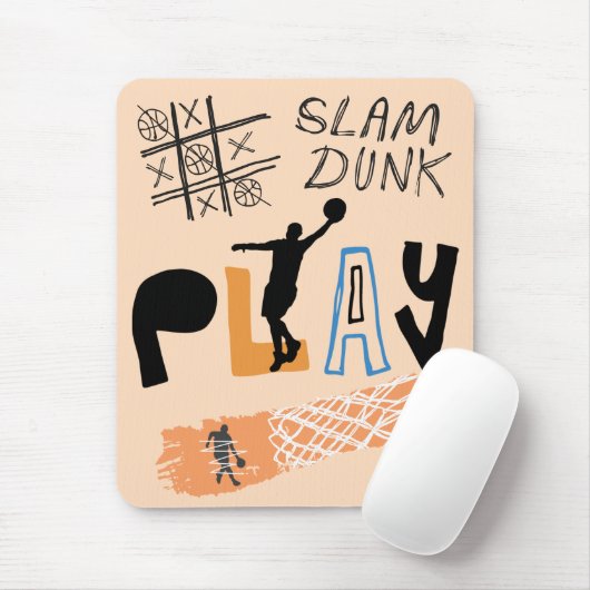 Basketball Mousepad Muismat (Met muis)