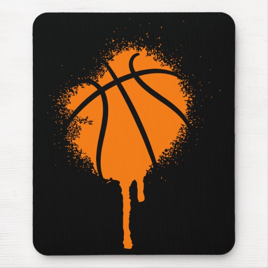 Basketball Mousepad Muismat (Voorkant)