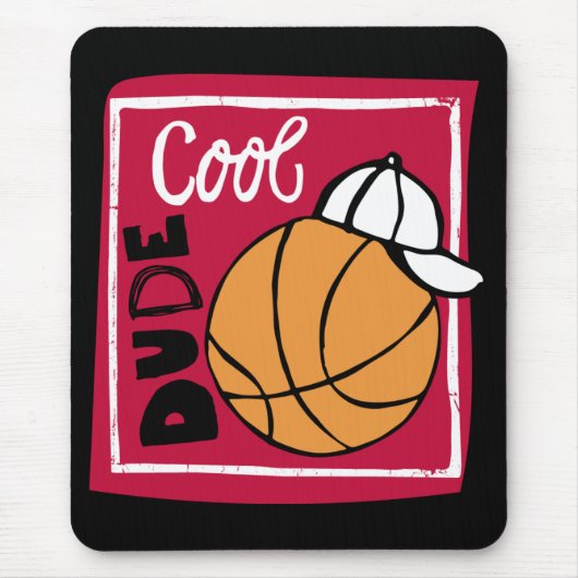 Basketball Mousepad Muismat (Voorkant)