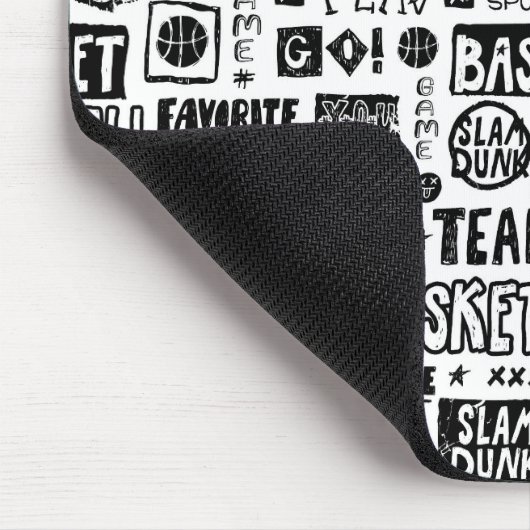 Basketball Mousepad Muismat (Hoek)