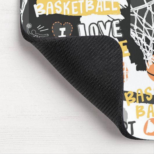 Basketball Mousepad Muismat (Hoek)