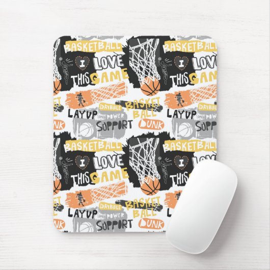 Basketball Mousepad Muismat (Met muis)