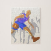 Basketball Moves Art Legpuzzel (Verticaal)