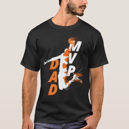 Basketball MVP Dad T-Shirt (Voorkant)