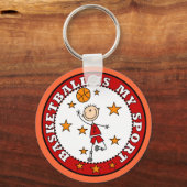 Basketball My Sport Tshirts and Gifts Sleutelhanger (Voorkant)
