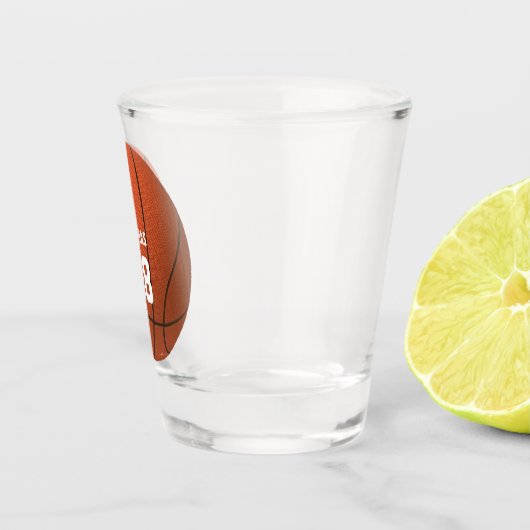 Basketball Name and Number Personalized Shot Glass Shot Glas