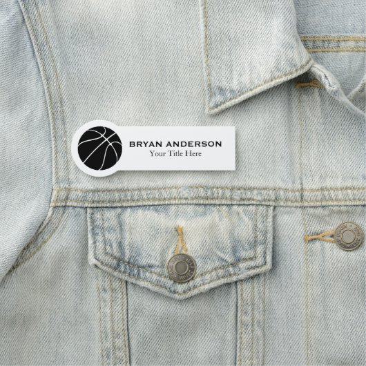 Basketball Name Tag (In situ)