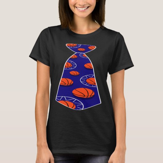 Basketball Necktie  for Basketball T-shirt (Voorkant)