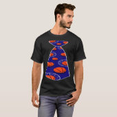 Basketball Necktie  for Basketball T-shirt (Voorkant volledig)