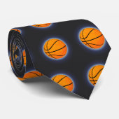 Basketball Necktie Stropdas (Opgerold)