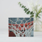 Basketball Net Briefkaart (Staand voorkant)