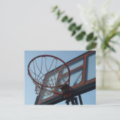 BasketBall Net Briefkaart (Staand voorkant)