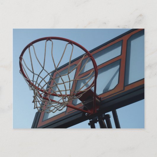 BasketBall Net Briefkaart (Voorkant)