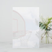 Basketball-net Briefpapier (Staand voorkant)