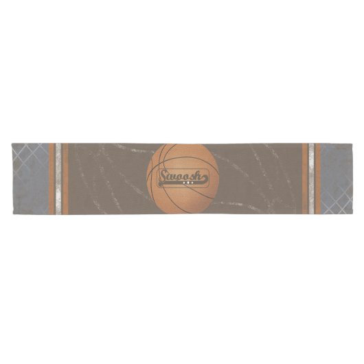 Basketball Net Swoosh Korte Tafelloper (Horizontaal)