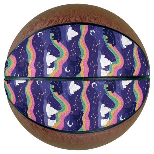 Basketball, noordelijk licht basketbal (Voorkant)