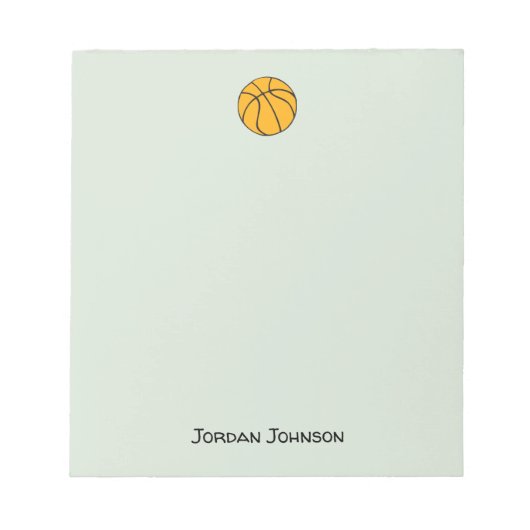 Basketball Notitieblok (Voorkant)
