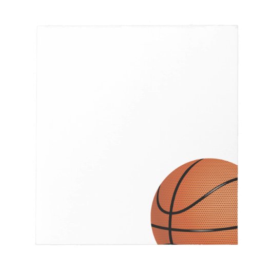 Basketball Notitieblok (Voorkant)
