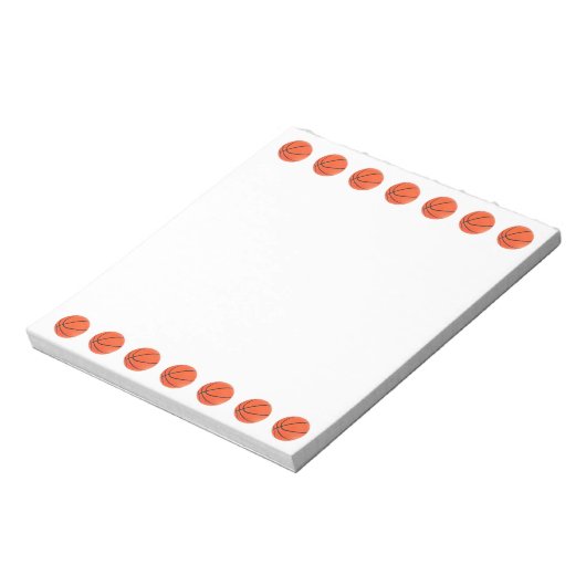 Basketball Notitieblok (Linkerzijde)