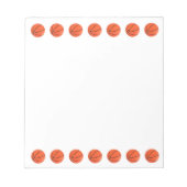 Basketball Notitieblok (Voorkant)
