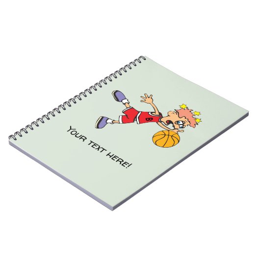 Basketball Notitieboek (Linkerzijde)