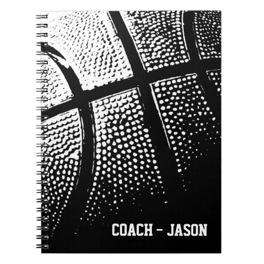 Basketball notitieboek tijdschrift | Gepersonalise (Voorkant)