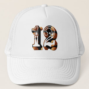 Basketball-nummer 12 Afbeelding Logo, Trucker Pet