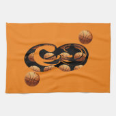 Basketball nummer drie, theedoek (Horizontaal)