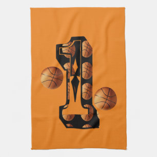 Basketball nummer één, theedoek