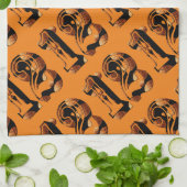 Basketball-nummer twaalf, theedoek (Gevouwen)