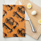 Basketball-nummer twaalf, theedoek (Quarter Fold)