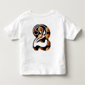 Basketball nummer twee, Afbeelding Logo, Kinder Shirts (Achterkant)