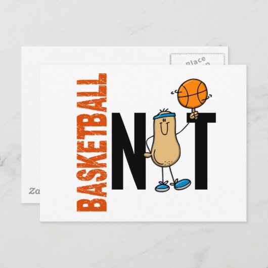 Basketball Nut 1 Briefkaart (Voorkant / Achterkant)