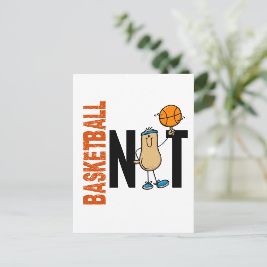 Basketball Nut 1 Briefkaart (Staand voorkant)