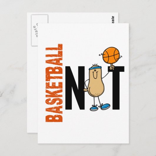 Basketball Nut 1 Briefkaart (Voorkant / Achterkant)