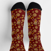Basketball Nut Pattern Socks Sokken (Top)