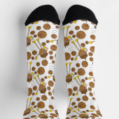 Basketball Nut Pattern Socks Sokken (Top)
