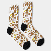 Basketball Nut Pattern Socks Sokken (Rechts)