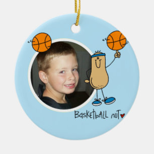 Basketball Nut Photo Keepasesieremaneel Keramisch Ornament