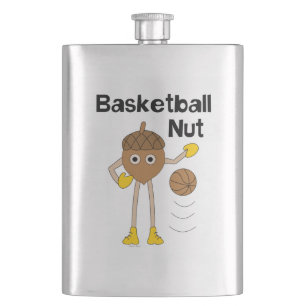 Basketball Nut Text Flacon