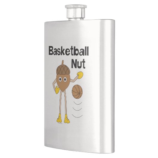 Basketball Nut Text Flacon (Links)