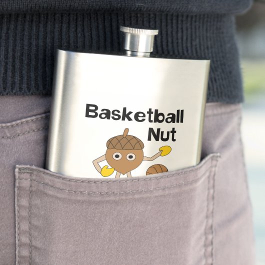 Basketball Nut Text Flacon (Voorbeeld)