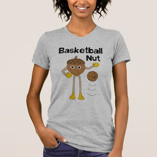 Basketball Nut Text T-Shirt (Voorkant)