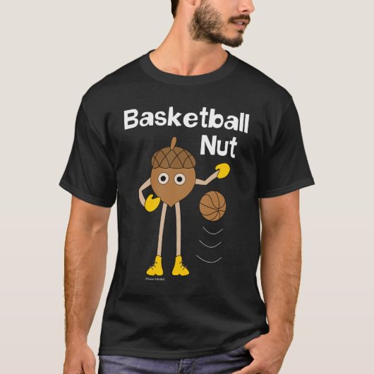 Basketball Nut Text T-shirt (Voorkant)