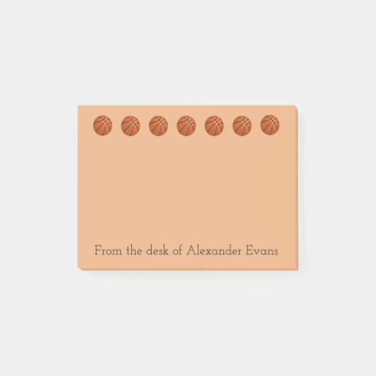 Basketball O Border Post-it® Notes (Voorkant)