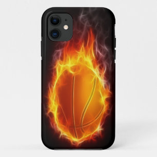 Basketball of Fire iPhone 5 Hoesje