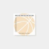 Basketball om lijst te doen post-it® notes (Voorkant)