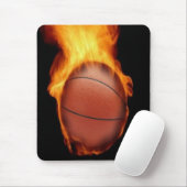 Basketball on Fire Mousepad Muismat (Met muis)